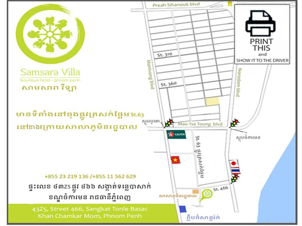 Samsara Villa Phnom Pen Exterior foto